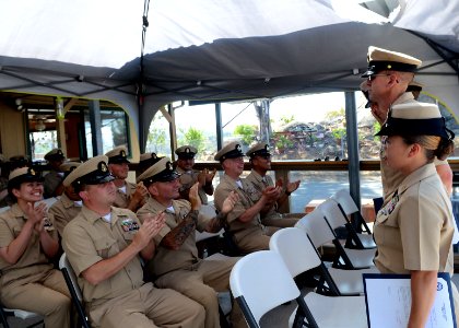 USS Green Bay chief pinning ceremony 130913-N-BB534-478