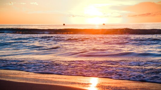 Sea sun morgenstimmung