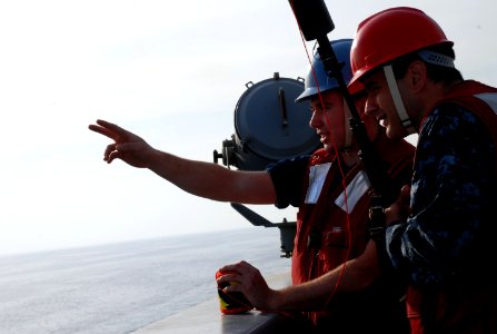 USS Green Bay flight deck operations 130228-N-BB534-458