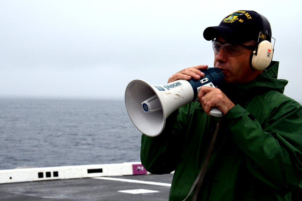 USS Green Bay Sailors conduct pistol shoot 141203-N-BB534-142