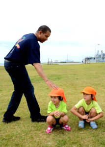 USS Green Bay sailors visit Okinawa day care 150406-N-BB534-165