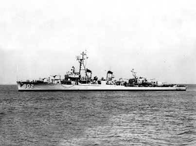 USS Gregory (DD-802) off the San Francisco Naval Shipyard on 30 June 1952