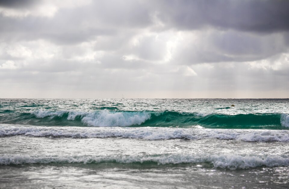 Summer sea clouds