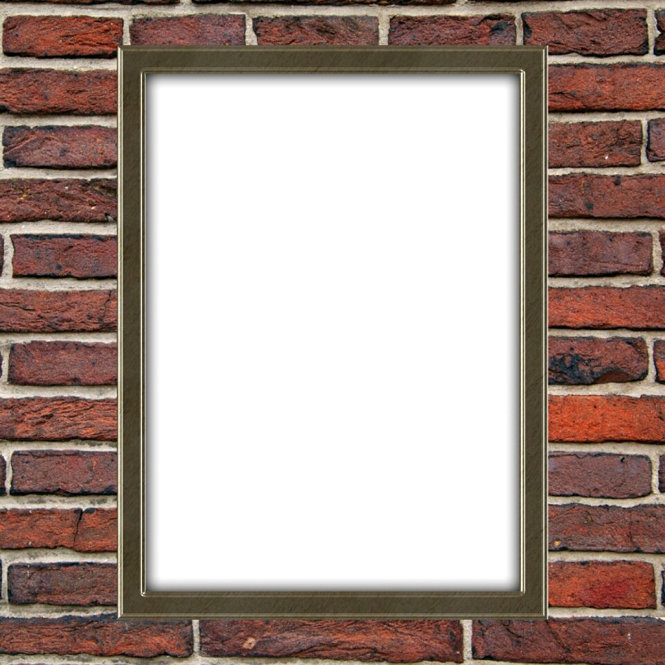 Blank picture portrait