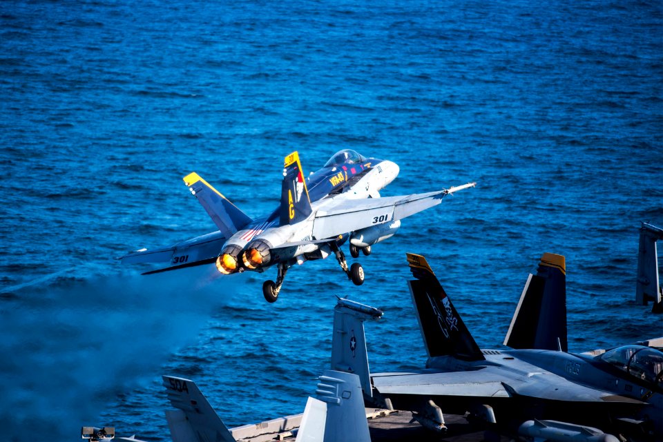 USS Harry S. Truman conducts flight operations. (23803259439)