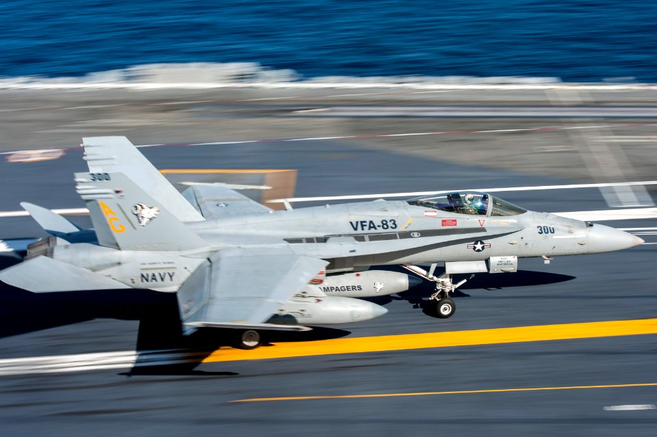 USS Harry S. Truman conducts flight operations. (23135402561)