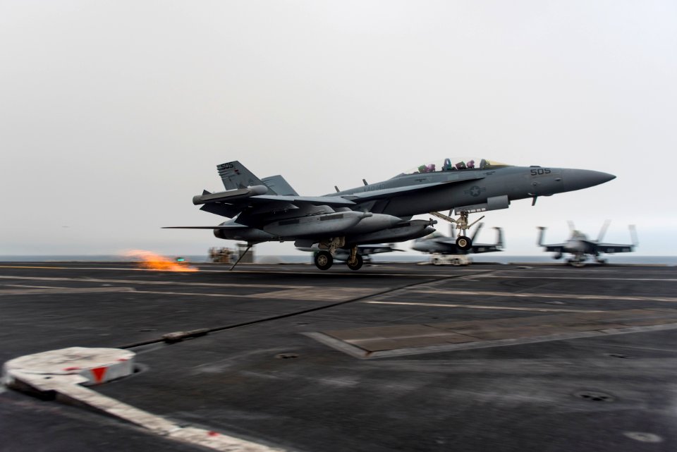 USS Harry S. Truman conducts flight operations. (25509956704)