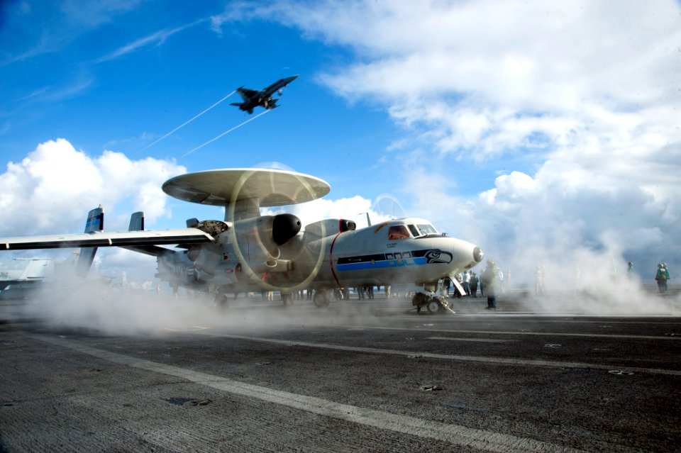 USS Harry S. Truman conducts flight operations. (8389861466)
