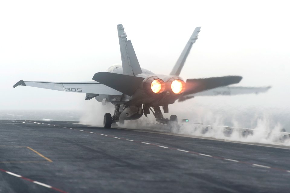USS Harry S. Truman flight operations 140924-N-ZG705-346