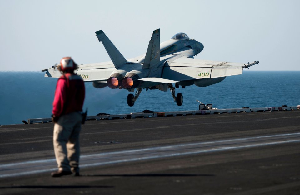 USS Harry S. Truman conducts flight operations. (13292776475)