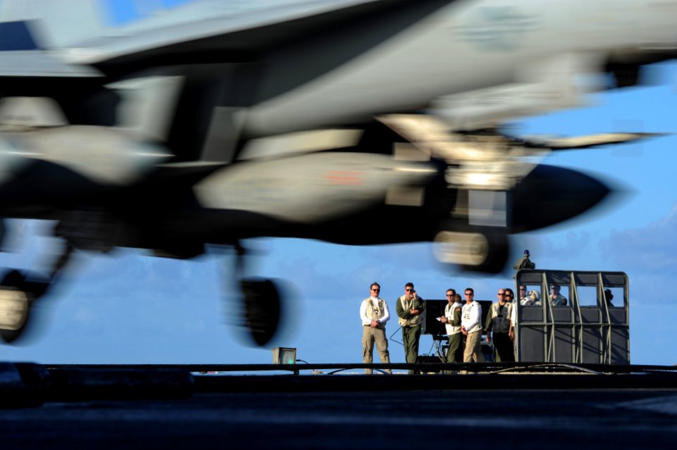 USS Harry S. Truman conducts flight operations. (39788063724)