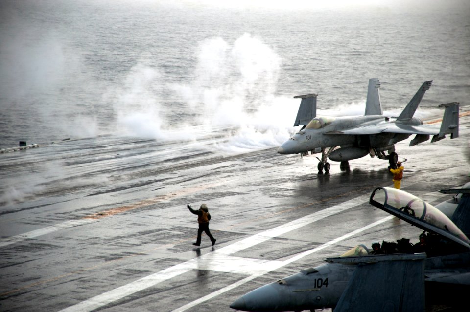 USS Harry S. Truman conducts flight operations. (8391347313)