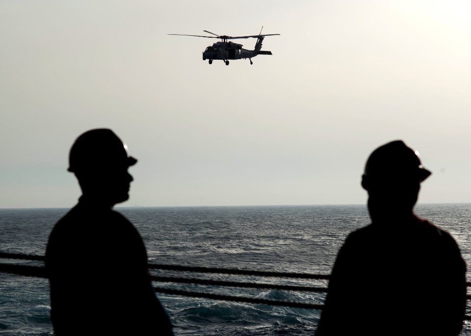 USS Harry S. Truman replenishment at sea 140409-N-LH273-003