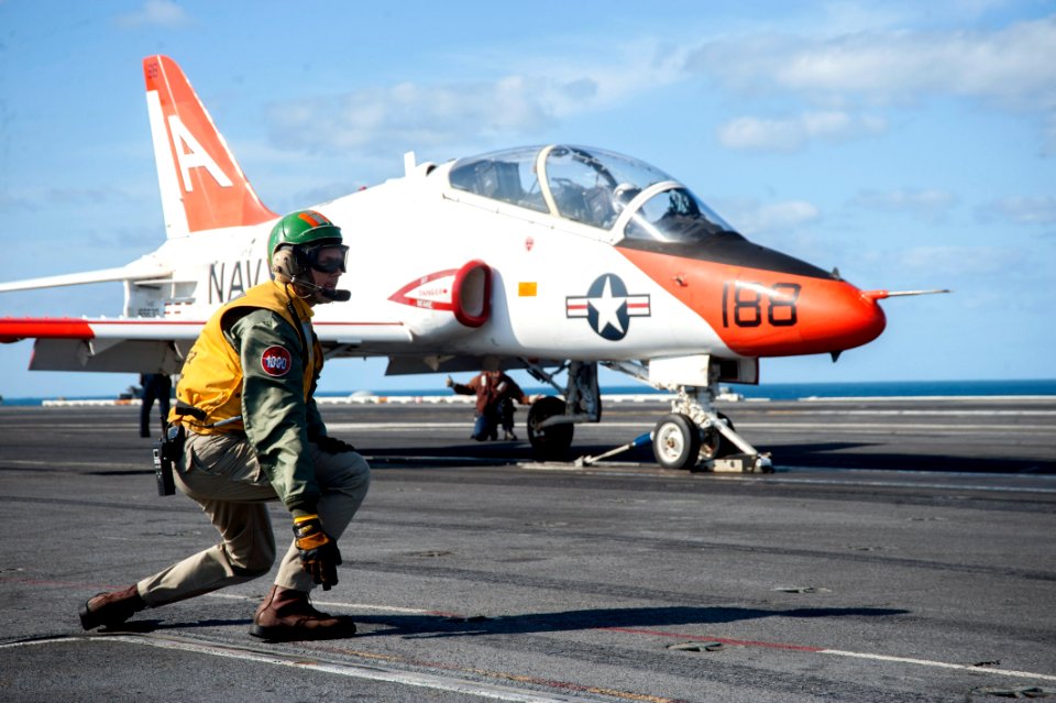 USS Harry S. Truman trains pilots. (8552911502)