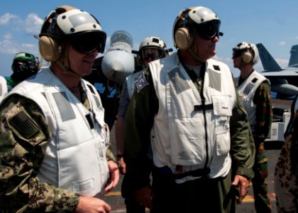 USS Harry S. Truman flight operations 130811-N-DV340-001