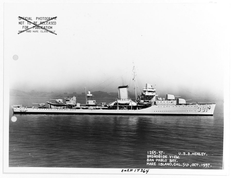 USS Henley (DD-391) - 19-N-17364