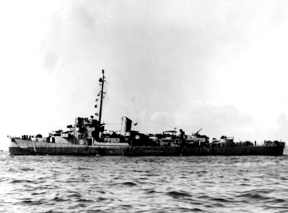 USS Herzog (DE-178) underway, circa in 1944