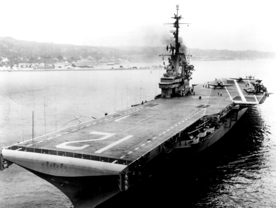 USS Hornet (CVA-12) in December 1956