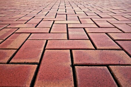 Street surface brickwork