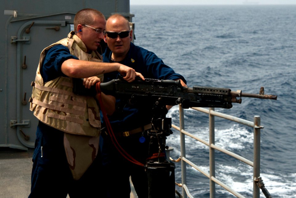 USS Hue City conducts a live-fire exercise. (9032429039)