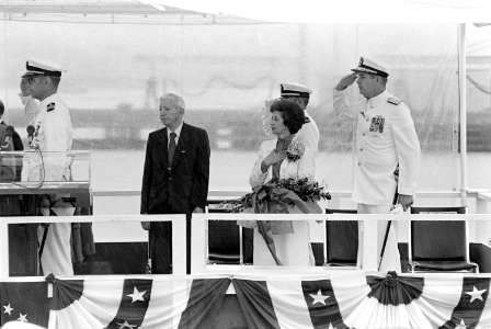 USS Hyman G Rickover Commissioning