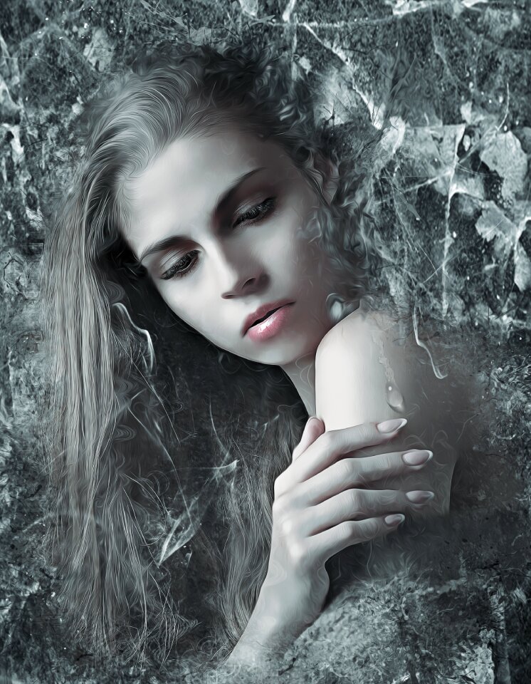 Beauty model portrait