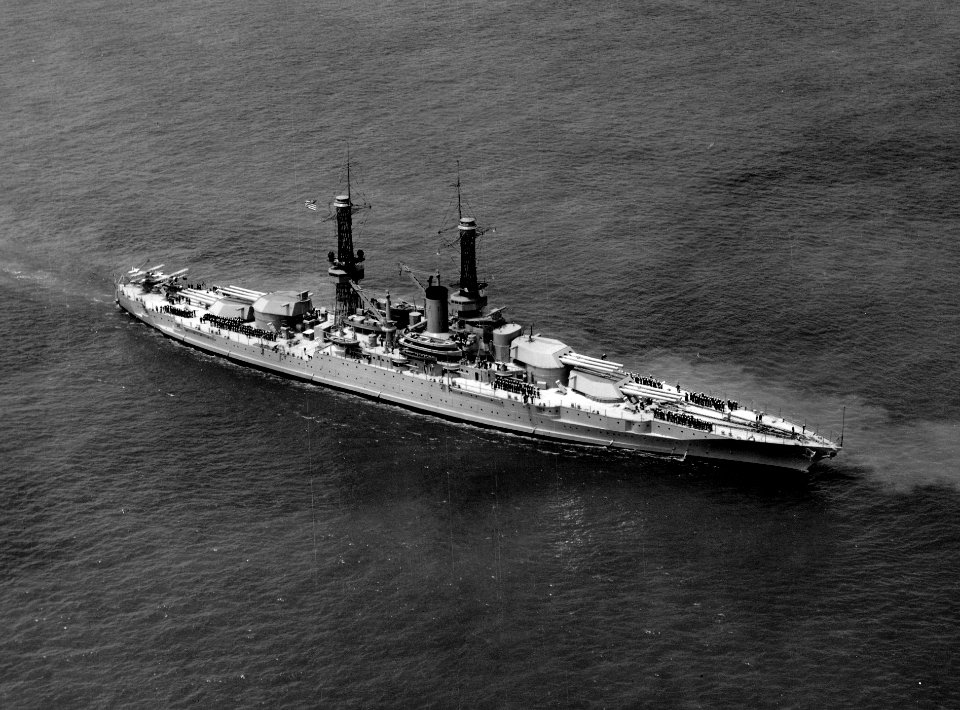 USS Idaho (BB-42) at 1927 naval review