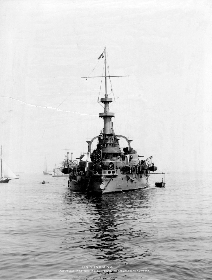 USS Indiana (BB-1) - NH 52644