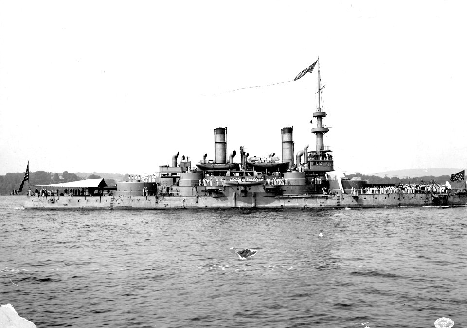 USS Indiana (BB-1) - NH 61210