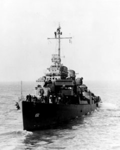 USS Ingersoll (DD-652) at sea on 11 November 1943