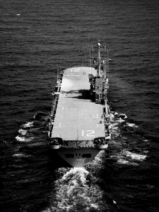 USS Inchon (LPH-12) underway in the Gulf of Mexico in May 1970