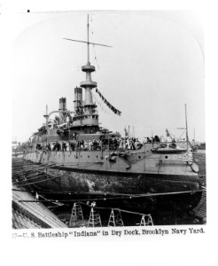 USS Indiana (BB-1) - NH 91935