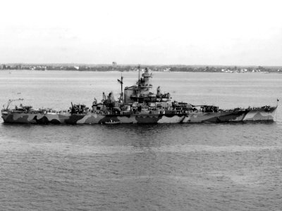 USS Indiana (BB-58) 1942