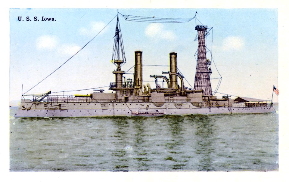 USS Iowa - NH 53262-KN