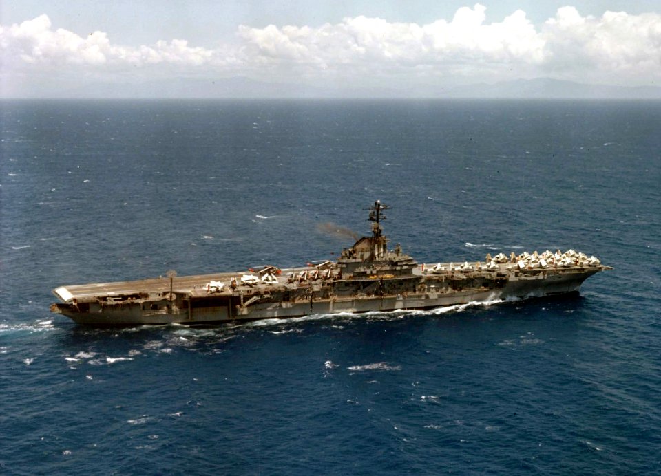 USS Intrepid (CVS-11) underway c1964