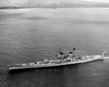 USS Iowa off the Korean Coast, May 1952