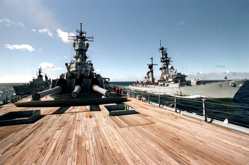 USS Iowa Peder Skram Rommel 1986