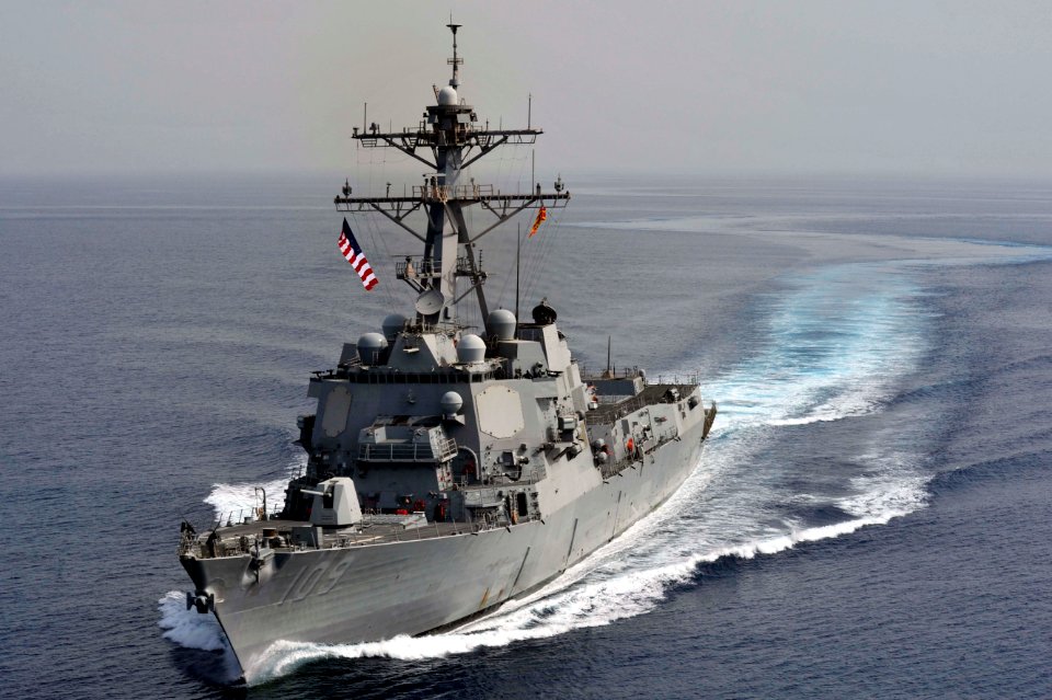 USS Jason Dunham at sea. (8570978273)