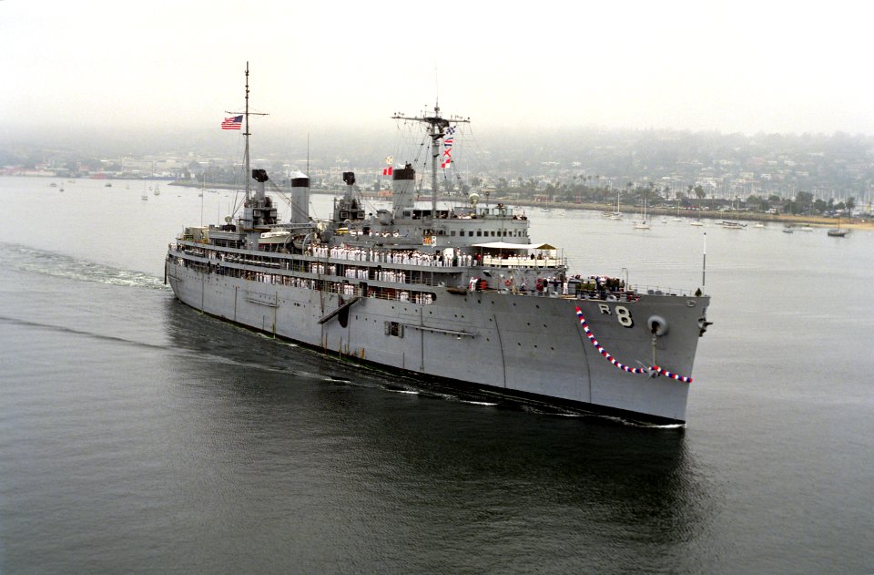 USS Jason AR-8 off SanDiego 1991