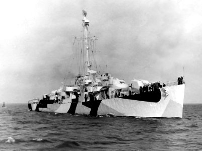 USS Jack Miller (DE-410) underway, circa in 1944