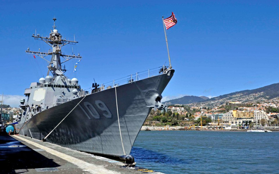 USS Jason Dunham in Funchal, Portugal