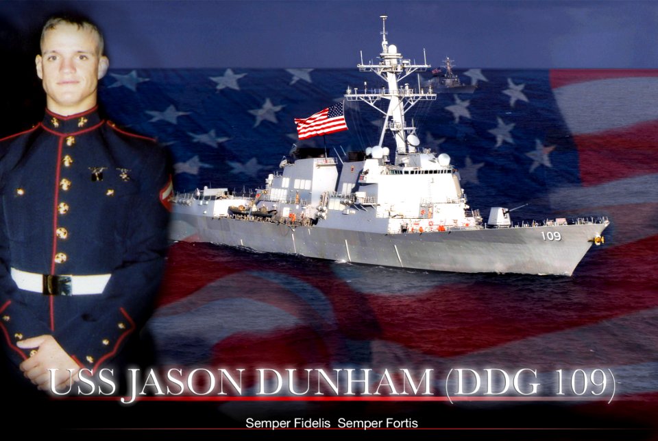 USS Jason Dunham (DDG-109) announcement graphic