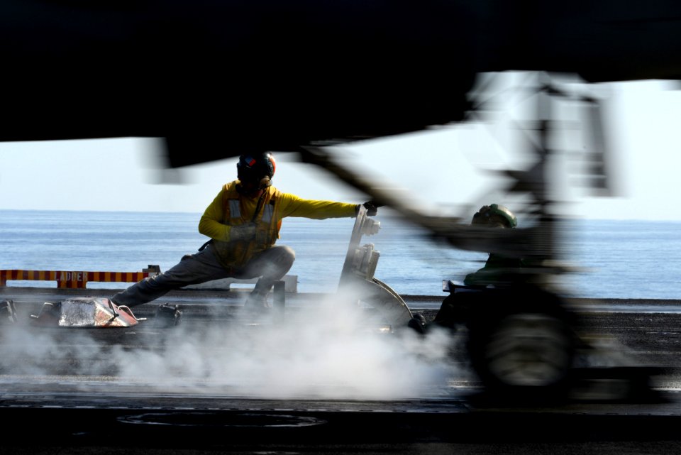 USS John C. Stennis conducts flight operations. (8531827996)