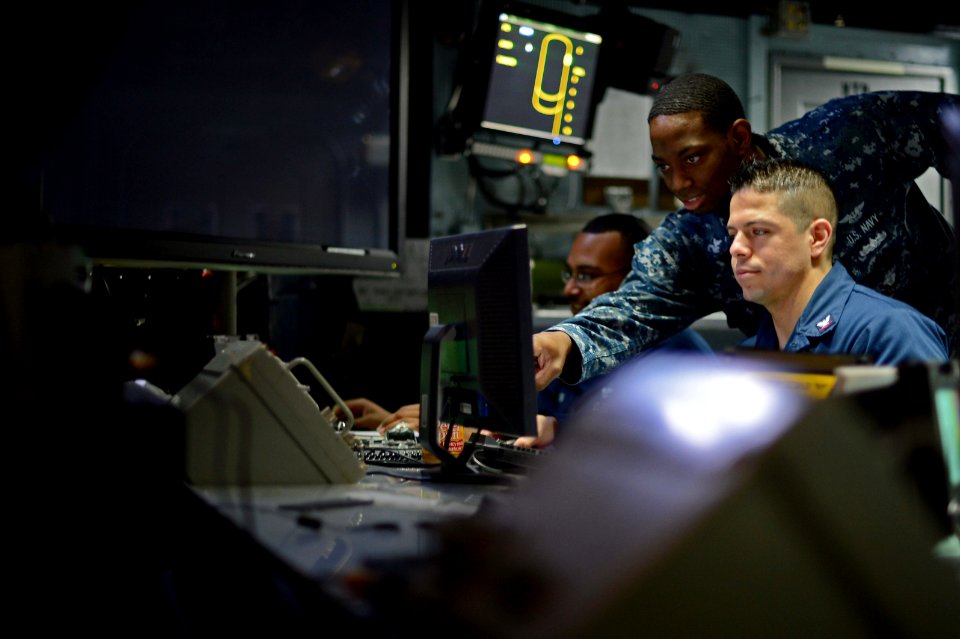 USS John C. Stennis conducts flight operations. (8560361440)