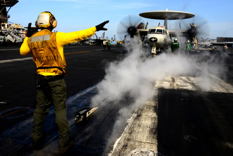 USS John C. Stennis conducts flight operations. (8530731737)