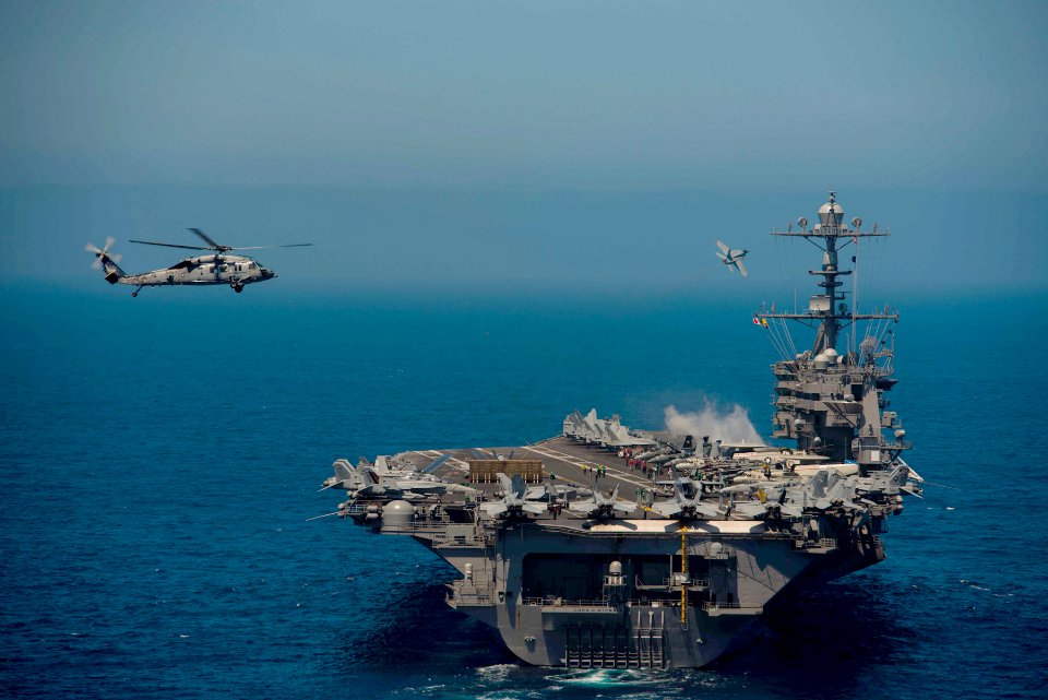 USS John C. Stennis conducts flight operations. (17367092218)
