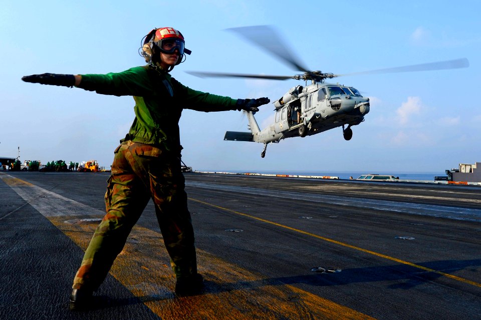 USS John C. Stennis conducts flight operations. (8612338609)
