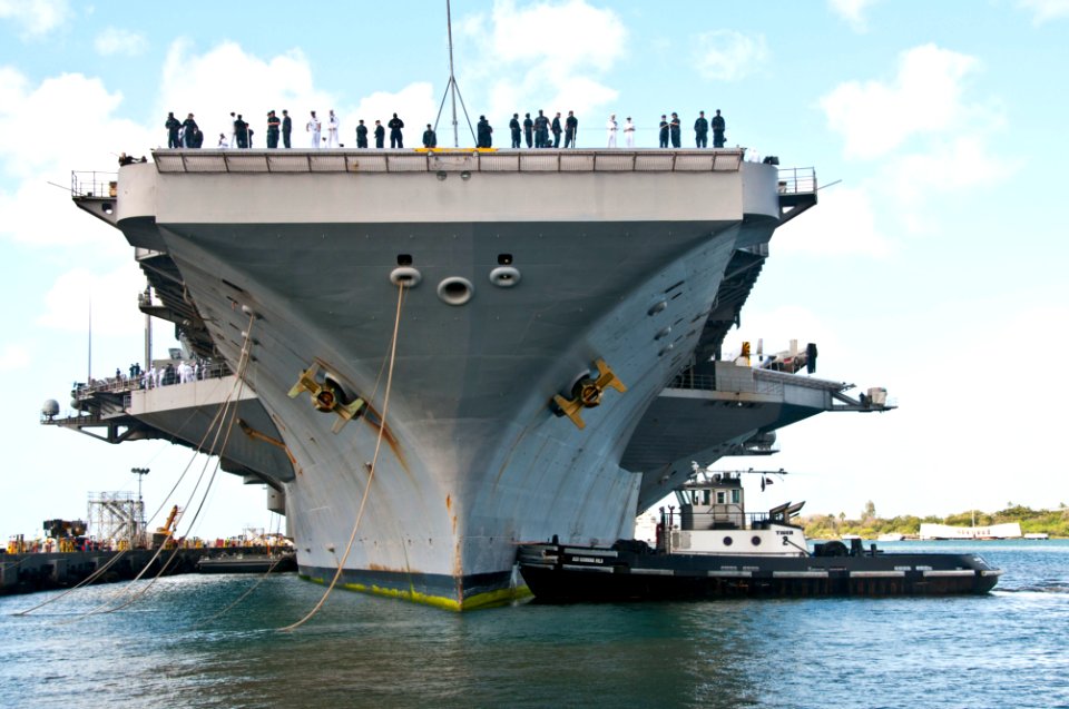 USS John C. Stennis arrives in Joint Base Pearl Harbor-Hickam 120217-N-WP746-002