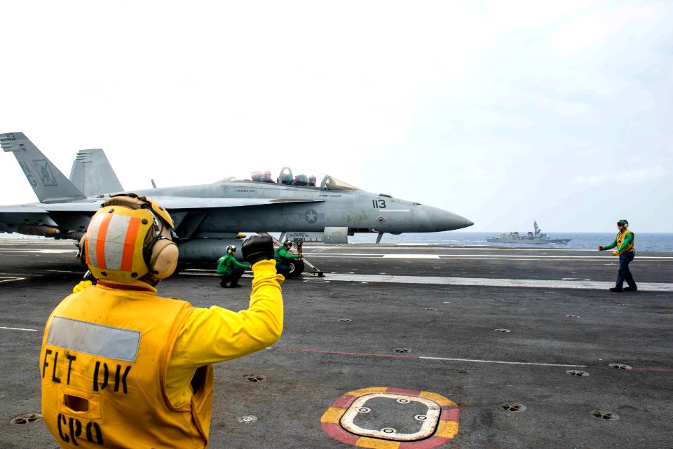 USS John C. Stennis flight operations 160222-N-DA737-055