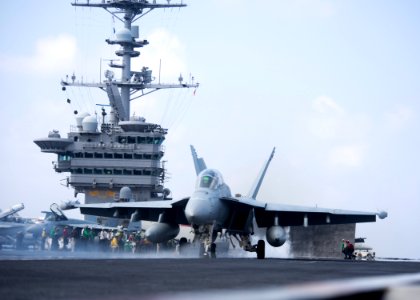 USS John C. Stennis conducts flight operations. (27693713012)